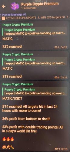 MATICUSDT August 2019 Setup 2 - Telegram Post 2